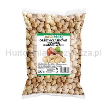 Goldpack orzechy laskowe prażone blanszowane 500g