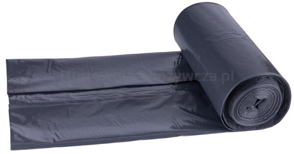 Worki na śmieci DONAU ECO, mocne (LDPE), 240l, 5 szt., czarne - 3