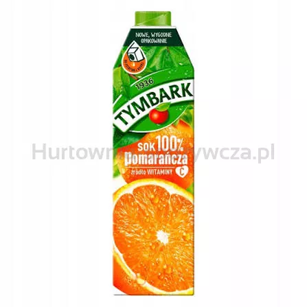 Tymbark Sok 100% pomarańcza 1 l