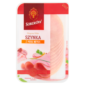 Sokołów Szynka Z Piersi Indyka Plastry 120 G 