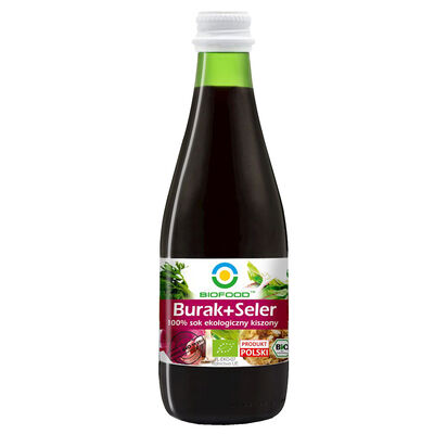 Sok Z Buraków I Selerów Kiszonych Nfc Bezglutenowy Bio 300 Ml - Bio Food [BIO]