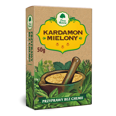 Dary Natury Kardamon Mielony 50 G [BIO]