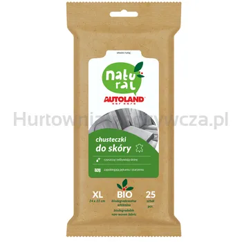Autoland Chusteczki Do Skóry Natural  25 Szt.