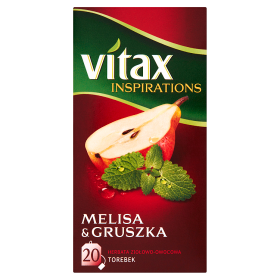 Vitax Herbata Inspiracje Melisa&AmpGruszka 20 Torebek X 2G