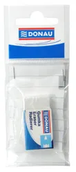 Gumka uniwersalna DONAU, 41x21x11mm, zawieszka, biała