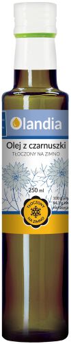 Olej Z Czarnuszki Tłoczony Na Zimno 250 Ml - Olandia [BIO]