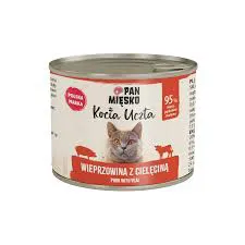 Pan Mięsko Kocia Uczta Wieprzowina Z Cielęciną 200 G