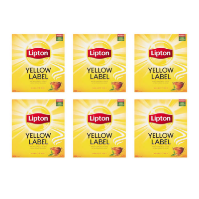 Lipton Herbata Yellow Label 100Tb X 2G  x 6 szt