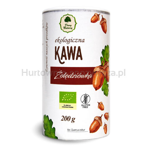 Kawa Żołędziówka Bezglutenowa Bio 200 G - Dary Natury [BIO]