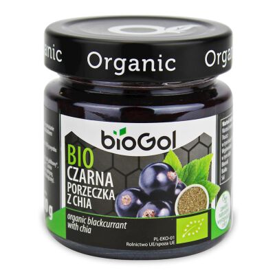 Mus Czarna Porzeczka Z Chia Bio 200 G - Biogol [BIO]