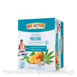 Big-Active Herbata Zielona Relax Z Dodatkiem Konopi (20 Torebek X 1,5G) 30G