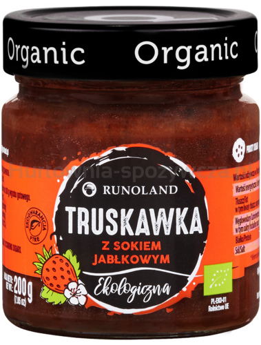 Słodka Przekąska Truskawka  Bio 200 G - Runoland [BIO]