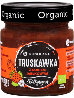 Słodka Przekąska Truskawka  Bio 200 G - Runoland [BIO]