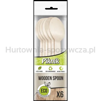 Łyżki Drew. 6Szt Pikn