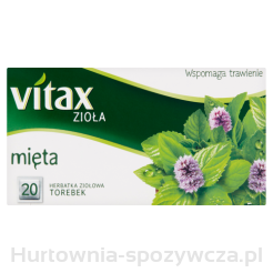 Herbata Vitax Zioła Mięta 20 Torebek X 1,5G