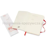 Notes MOLESKINE Classic P (9x14cm), w linie, miękka oprawa, 192 strony, czerwony - 3