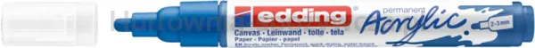 Marker Akrylowy E-5100 Edding, 2-3 Mm, Matowy Błękit Gencjanowy
