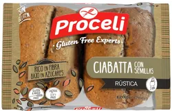Ciabatta Z Ziarnami- Bułki Do Zapiekania Bezgl. 120 G