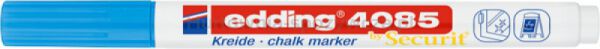 Edding Marker kredowy e-4085 1-2 mm, jasnoniebieski  - 2