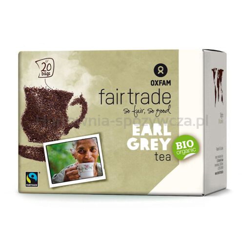 Herbata Czarna Earl Grey Ekspresowa Fair Trade Bio (20 X 1,8 G) 36 G - Oxfam [BIO]