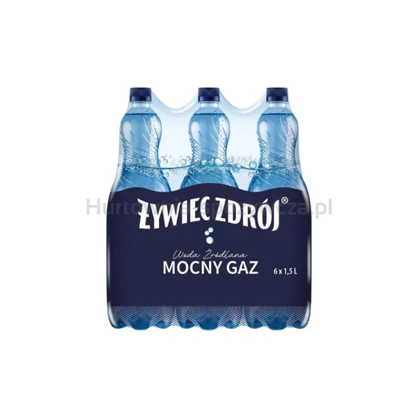 Żywiec Zdrój Mocny Gaz 1500 ml (w tym +0,50 zł/szt. zwrotnej kaucji)