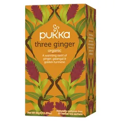 Pukka Herbata Three Ginger, 20 Kopert