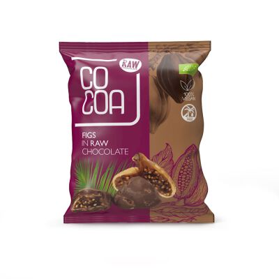 Figi W Surowej Czekoladzie Bio 70 G - Cocoa [BIO]