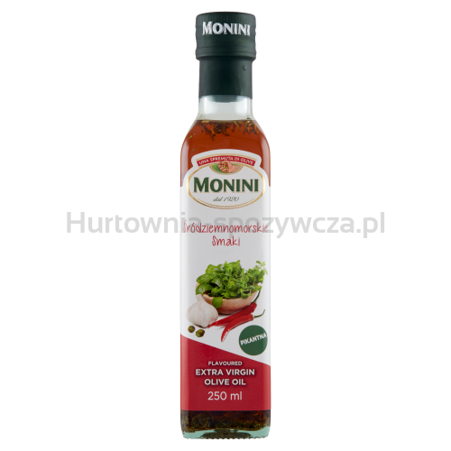 Monini Przyprawa Na Bazie Oliwy Z Oliwek Ev Śródziemnomorskie Smaki 250 Ml