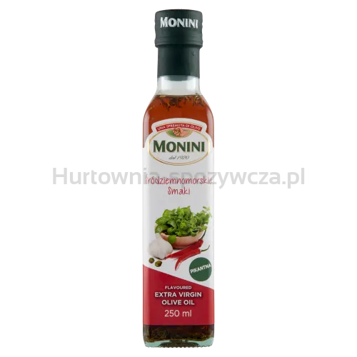 Monini Przyprawa Na Bazie Oliwy Z Oliwek Ev Śródziemnomorskie Smaki 250 Ml