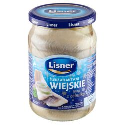 Lisner Wiejskie Filety Śledziowe Z Cebulką W Oleju  600 G