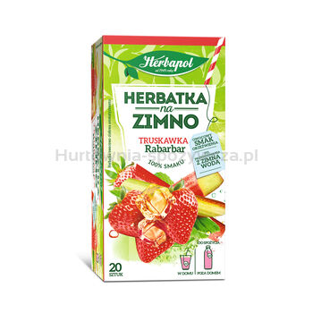 Herbapol Herbatka Na Zimno Truskawka I Rabarbar 20Torebek/36G