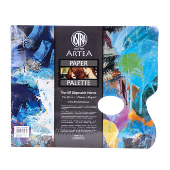 Astra Malarska paleta papierowa 10 kartek 80g 25x30 cm