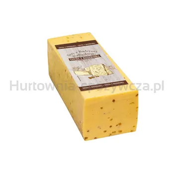 Gouda Z Czarnuszką Blok Około 3 Kg