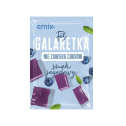 Galaretka FIT (bez cukru) jagodowa emix 25g