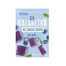 Galaretka FIT (bez cukru) jagodowa emix 25g