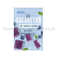 Galaretka FIT (bez cukru) jagodowa emix 25g