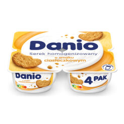 Danio Serek Homogenizowany O Smaku Ciasteczkowym 520 G (4X130 G)