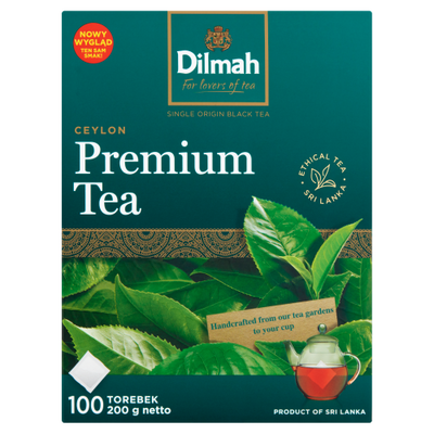 Dilmah Herbata Cejlońska Czarna Premium Tea 100X2 G