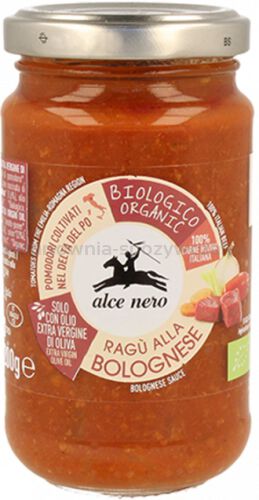 Sos Pomidorowy Z Wołowiną Bio 200 G - Alce Nero [BIO]