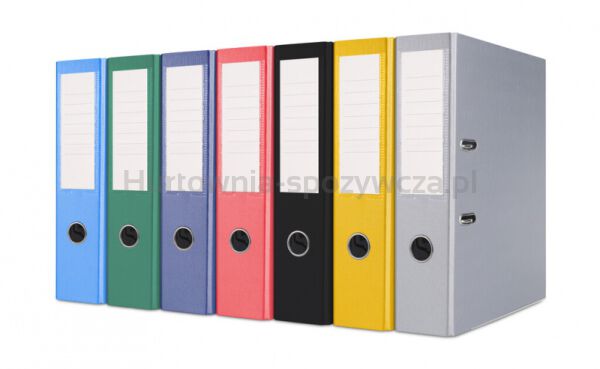 Segregator BASIC-S z szyną, PP, A4/75mm, szary - 5