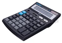 Kalkulator biurowy DONAU TECH, 12-cyfr. wyświetlacz, wym. 185x140x37 mm, czarny - 4