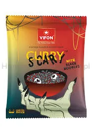 VIFON Zupa błyskawiczna z czarnymi nudlami o smaku kurczaka CURRY SCARY 70g