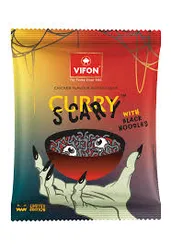 VIFON Zupa błyskawiczna z czarnymi nudlami o smaku kurczaka CURRY SCARY 70g