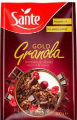 Sante Granola Gold Brownie Wiśnia 300G