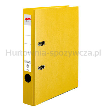 Segregator Herlitz A4 5,5 cm żółty Q.file