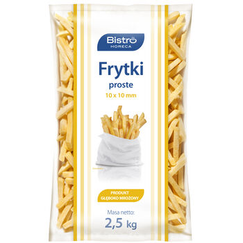 Bistro Horeca Frytki proste 10x10mm 2,5kg