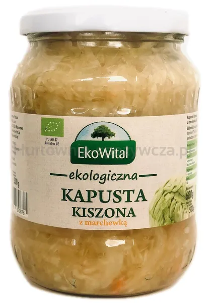 Kapusta Kiszona Z Marchewką Bio 680 G / 500 G