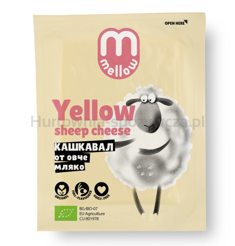 Owczy Ser Żółty Kashkaval Bio 200 G - Mmellow [BIO]