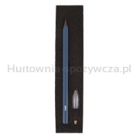Ołówek wieczny APLI Infinite, HB, pudełko kart. z zawieszką, niebieski - 3