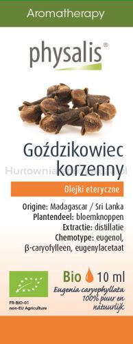 Olejek Eteryczny Goździkowiec Korzenny Bio 10 Ml - Physalis [BIO]